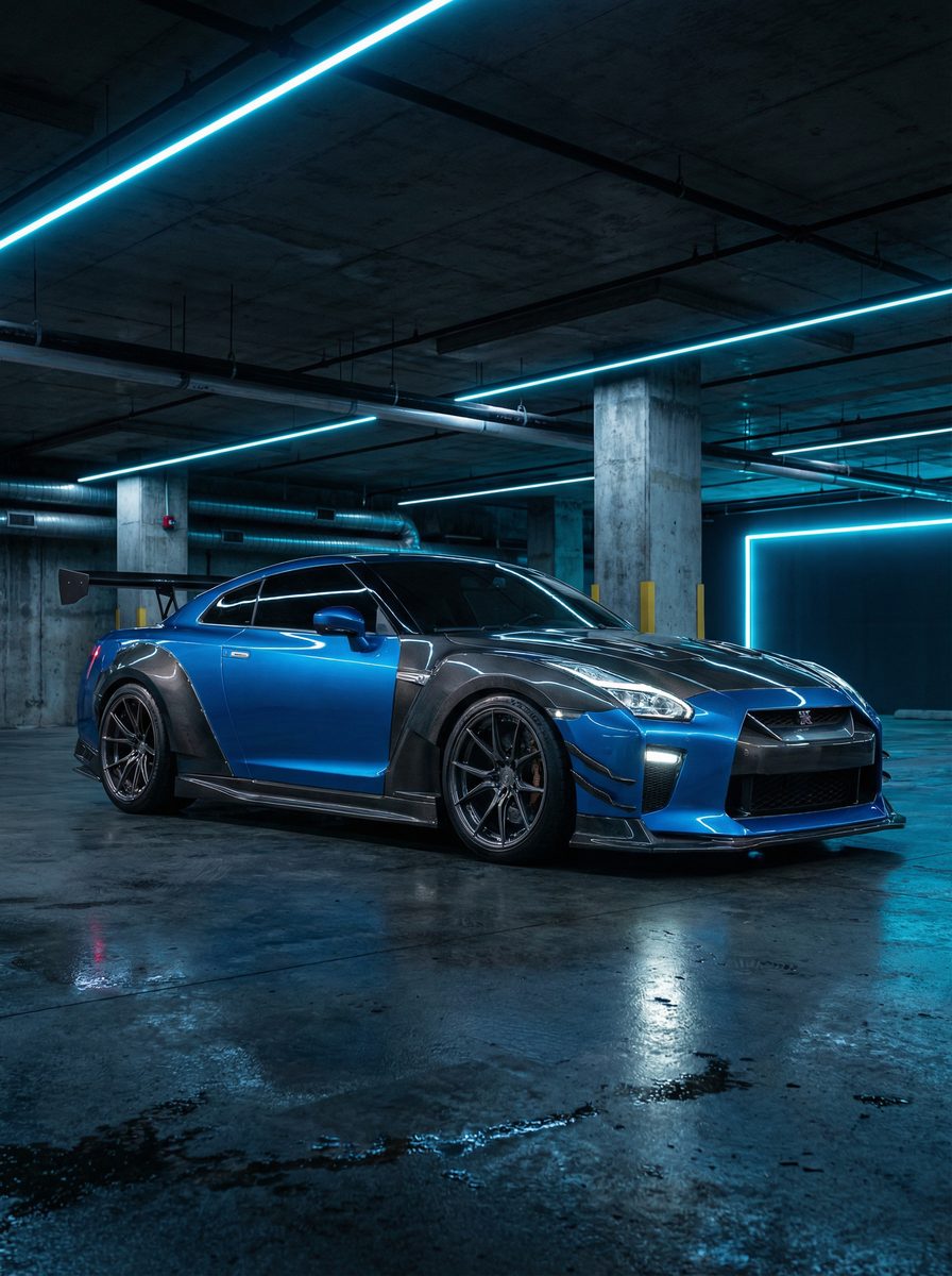 91改装视频-GT-R宽体改装