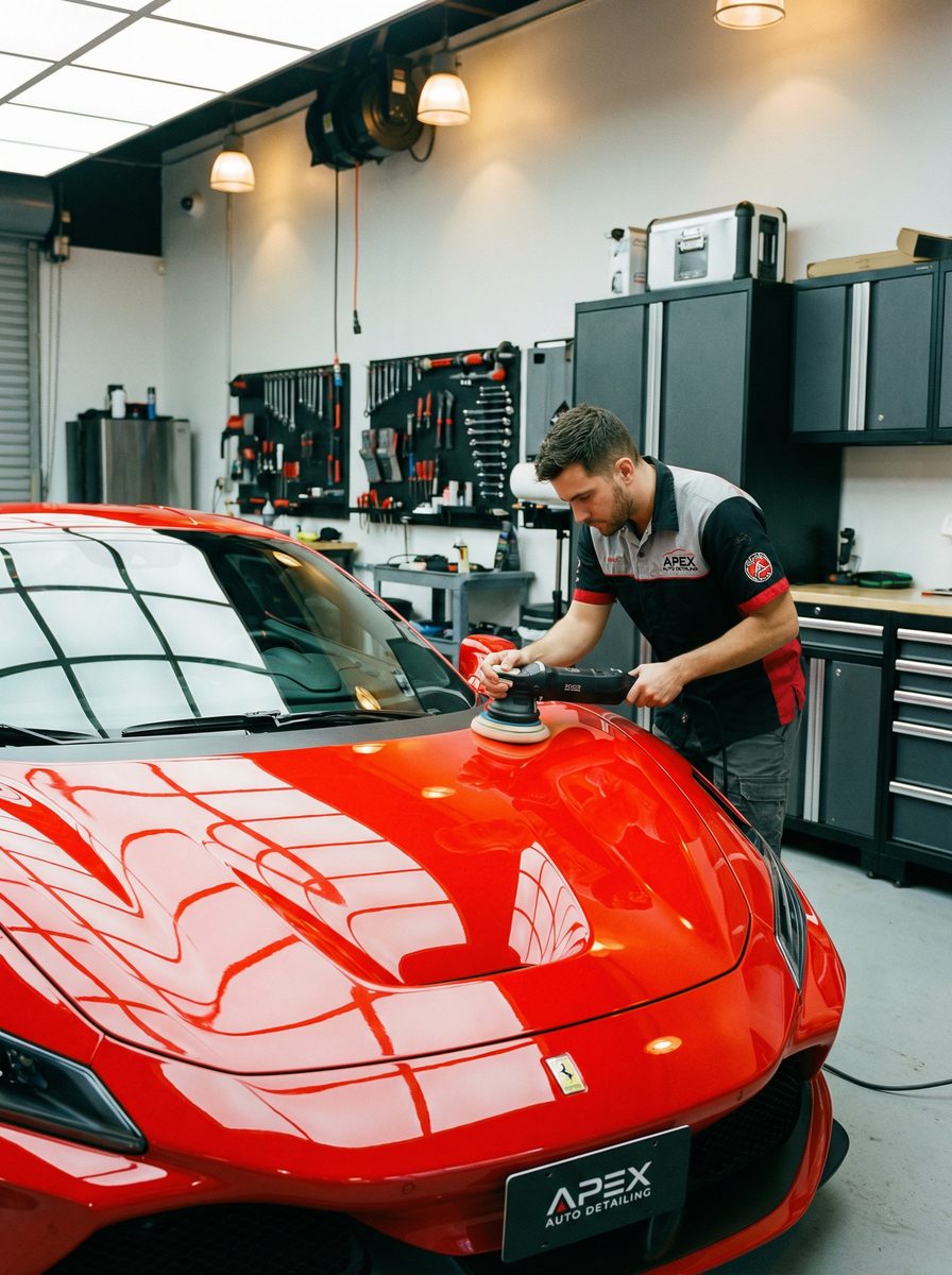 91修车视频-超跑漆面修复